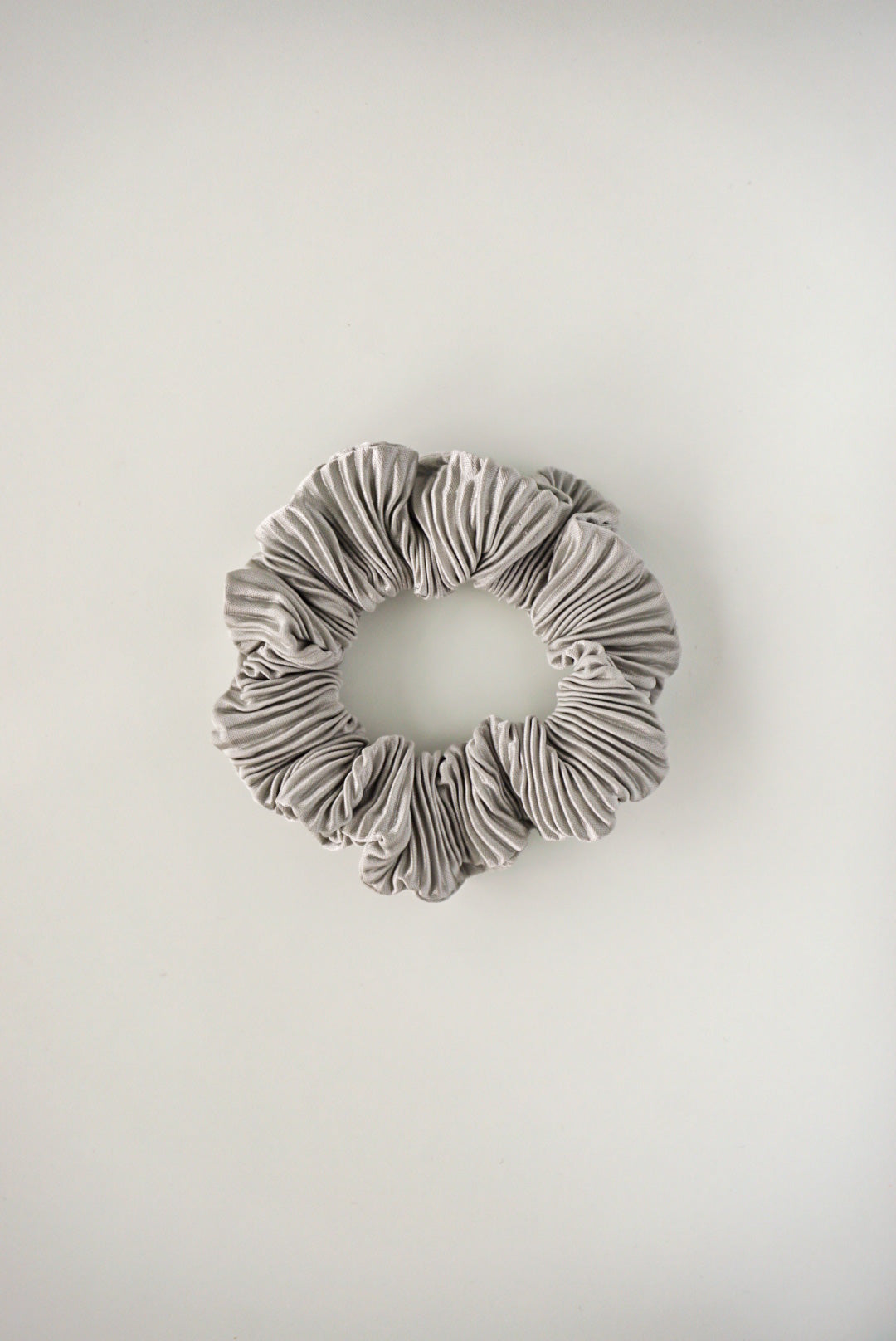 Scrunchie Textura Líneas Gris