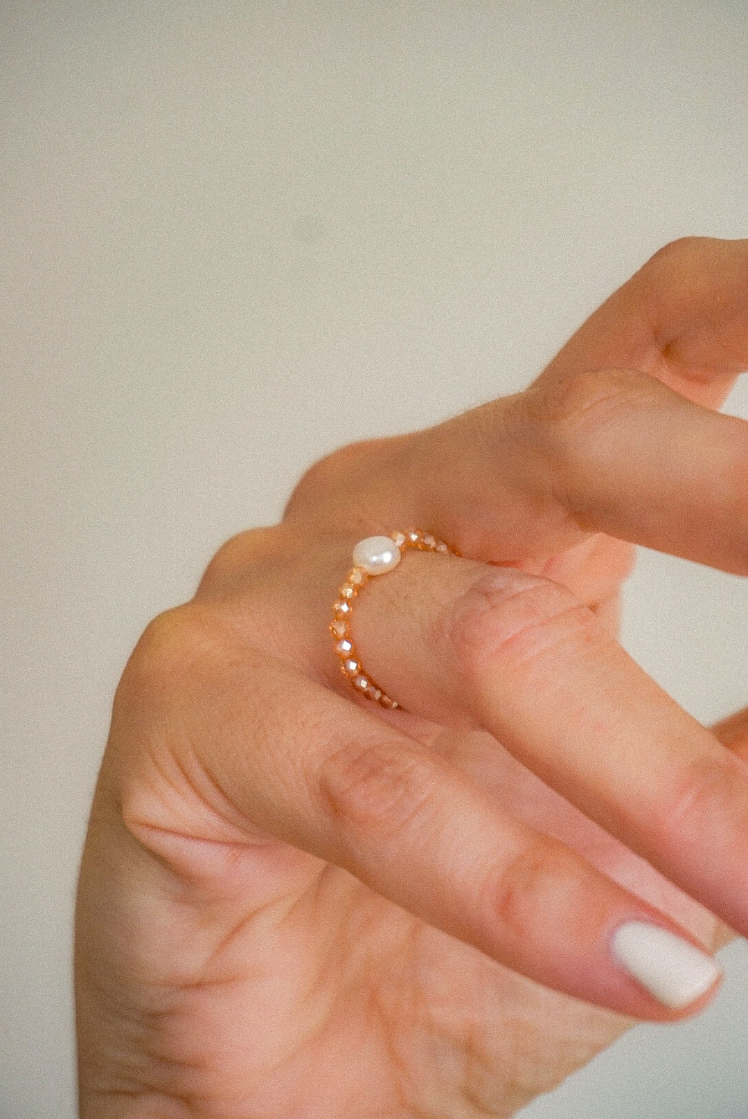 Anillo Ojo de Gato y Perla