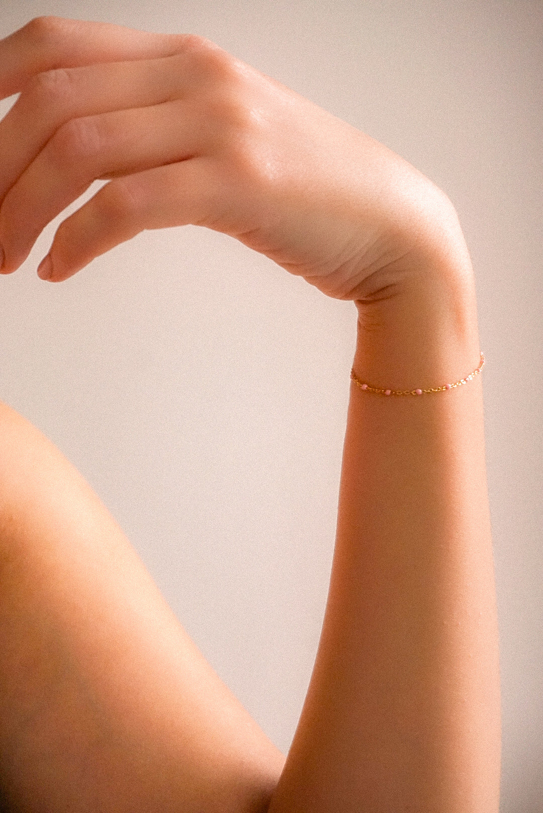 Pulsera Puntitos Rosa