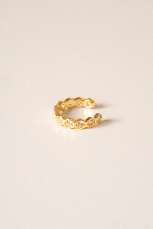 Hexágonos Circonita Cuff