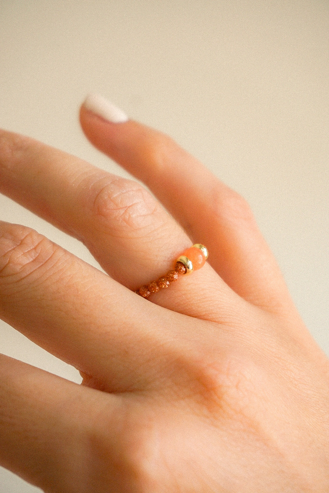 Anillo Aventurina y Ágata