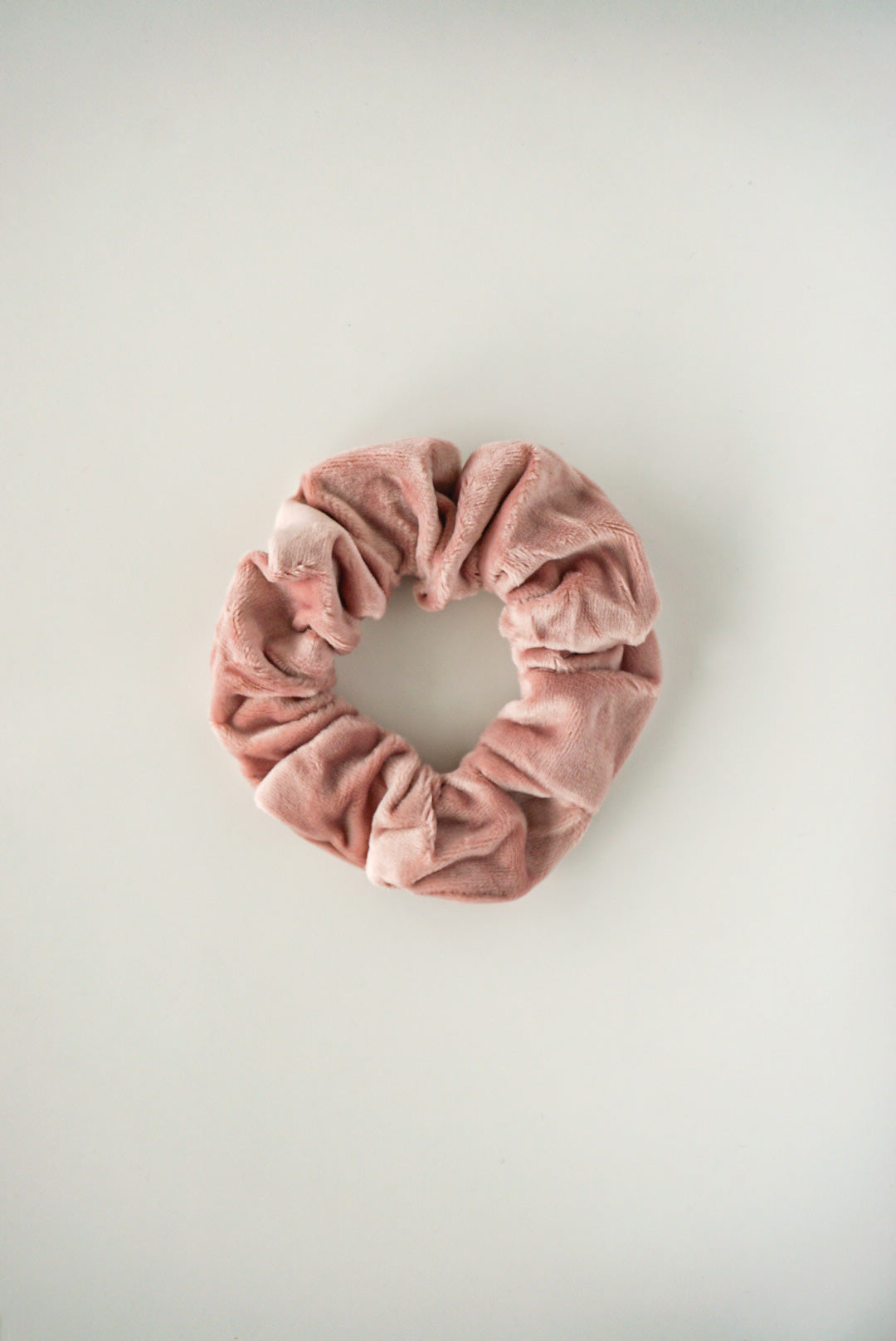 Scrunchie Terciopelo Rosa Claro