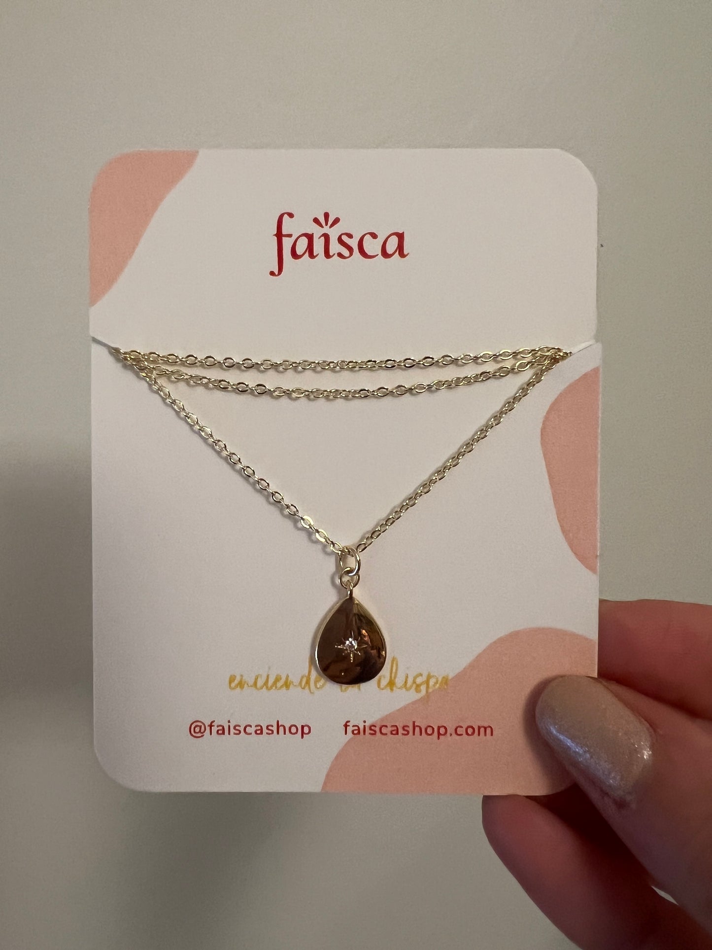 Colgante Gota Circonita