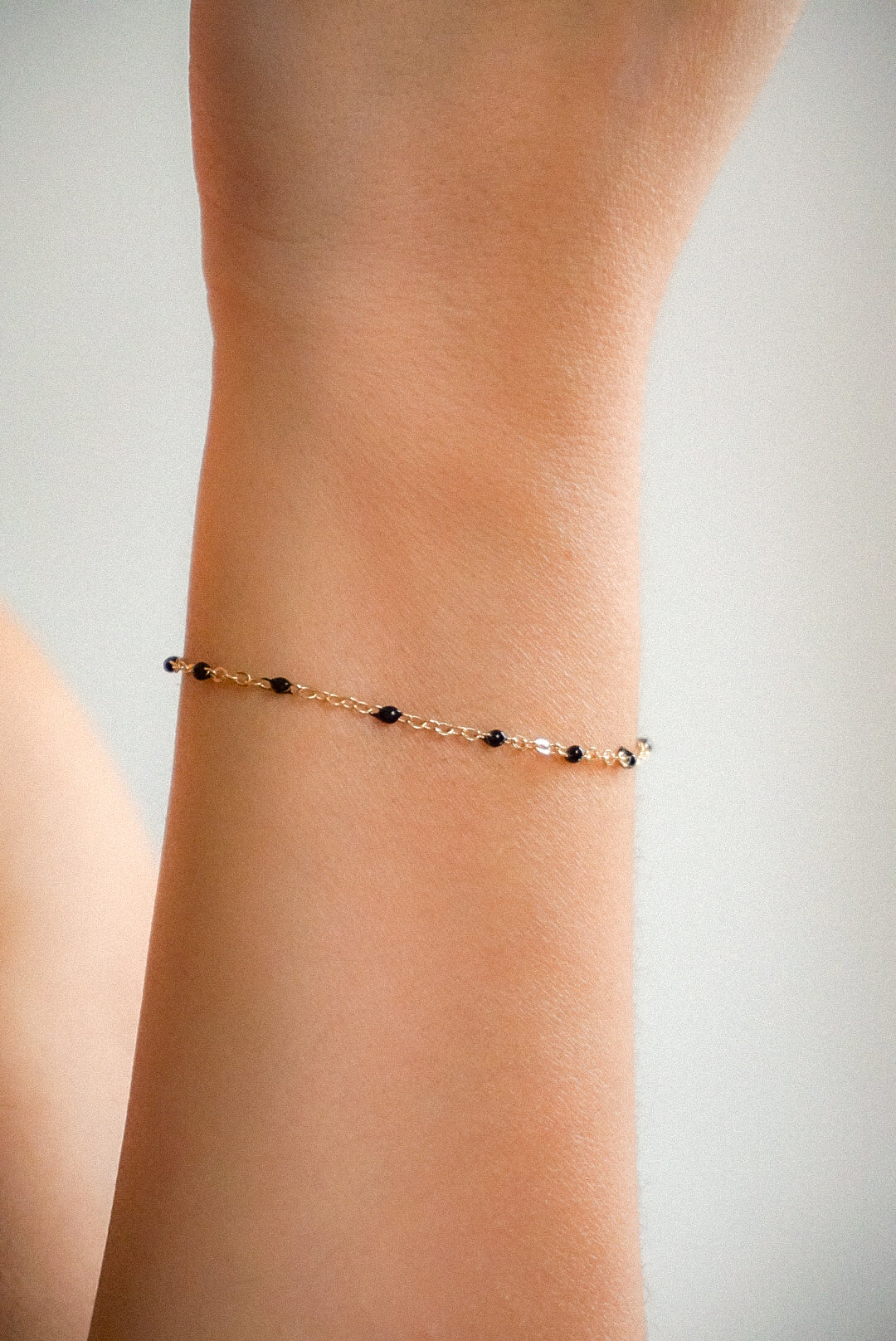 Pulsera Puntitos Negro
