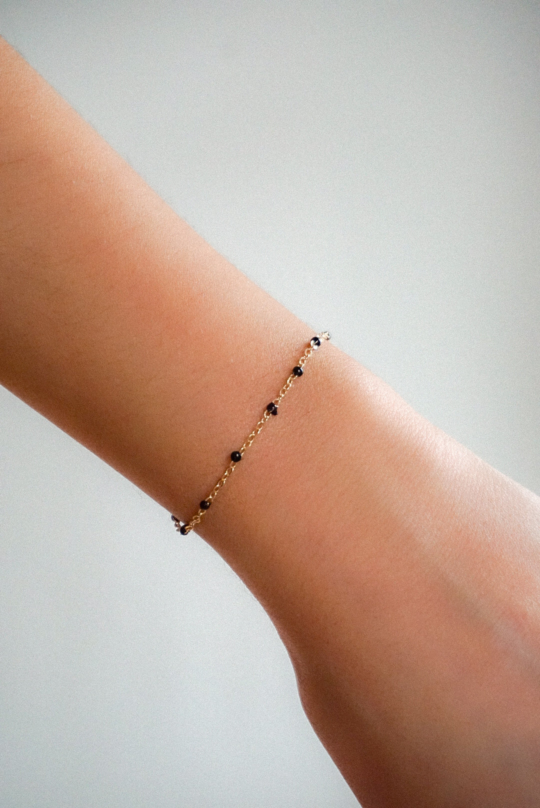 Pulsera Puntitos Negro