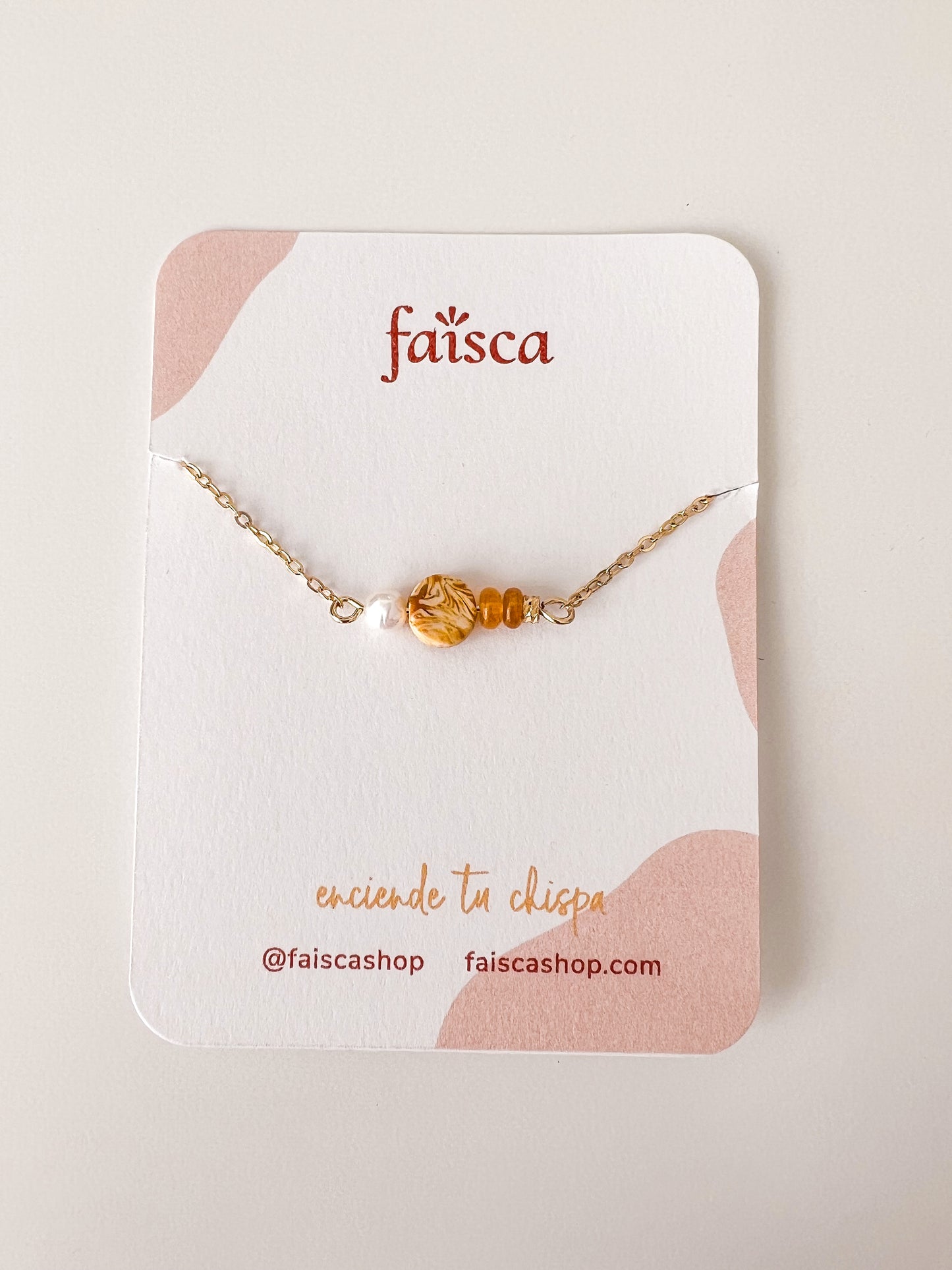 Pulsera Marmolado Amarillo