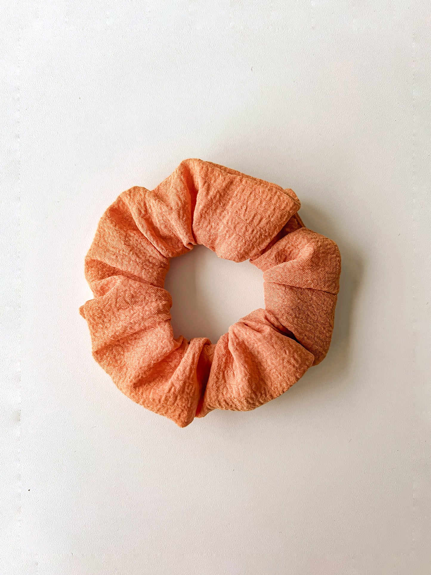 Scrunchie Textura Mostaza