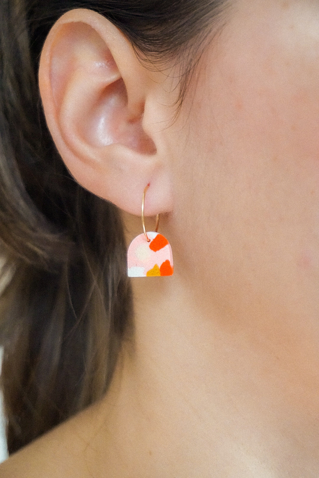 Aros Semicírculo Terrazzo Midi