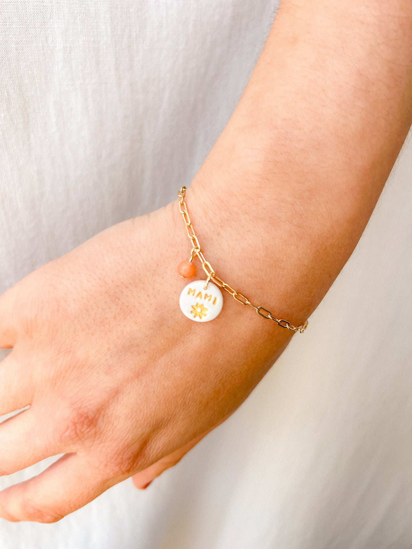 Pack Pulsera Mami + Postal Flores Preservadas