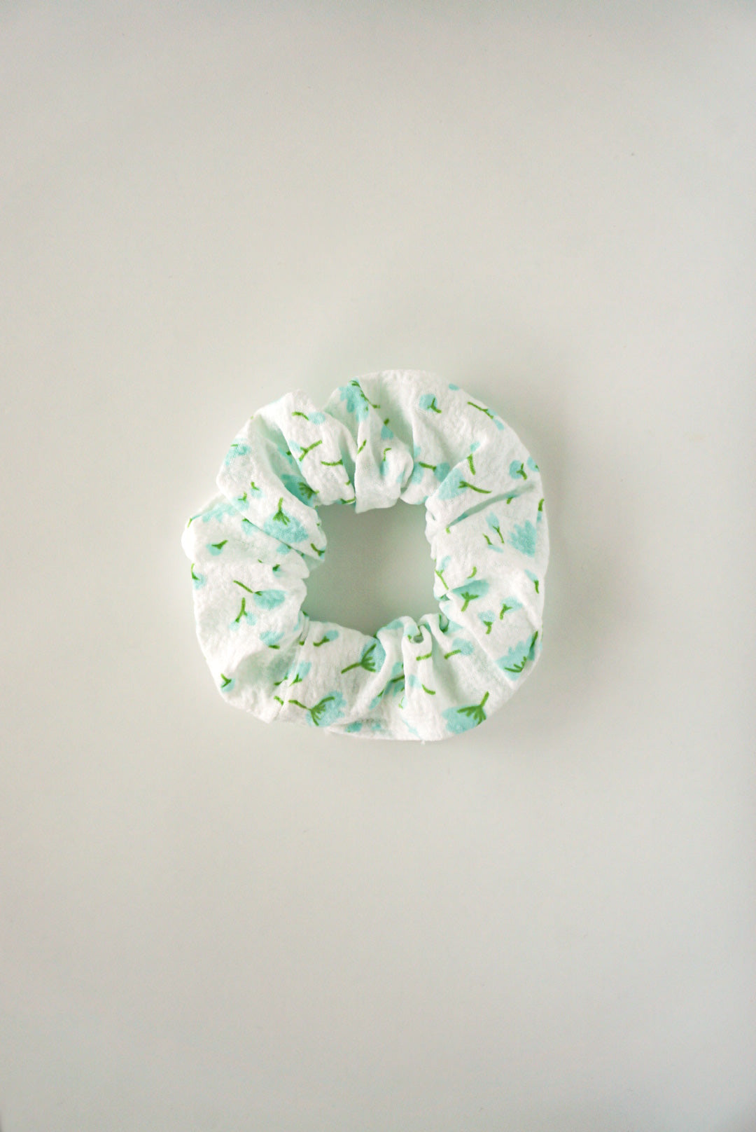 Scrunchie Amapolas Azul