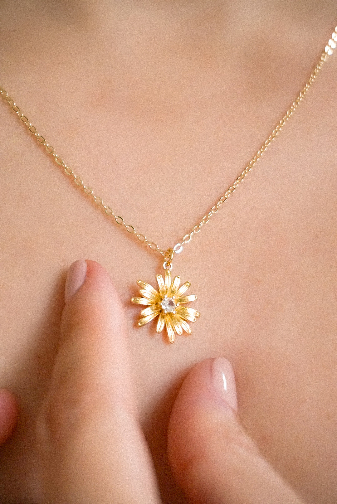 Colgante Flor Circonita