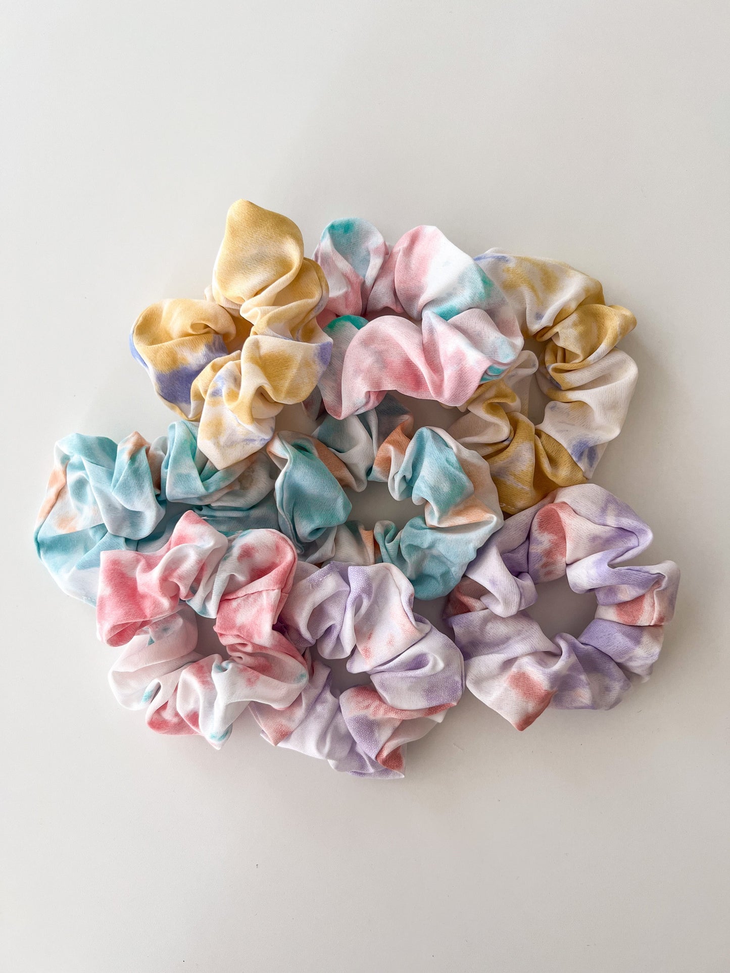 Scrunchie Tie Dye Rosa-Azul