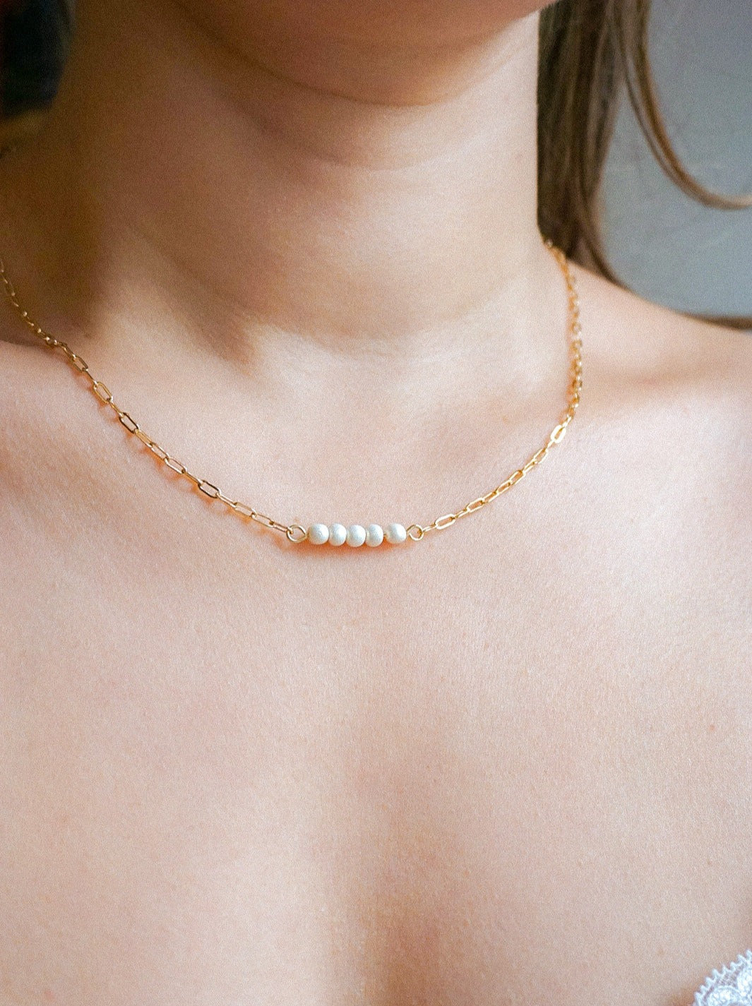Colgante Mini Perlas