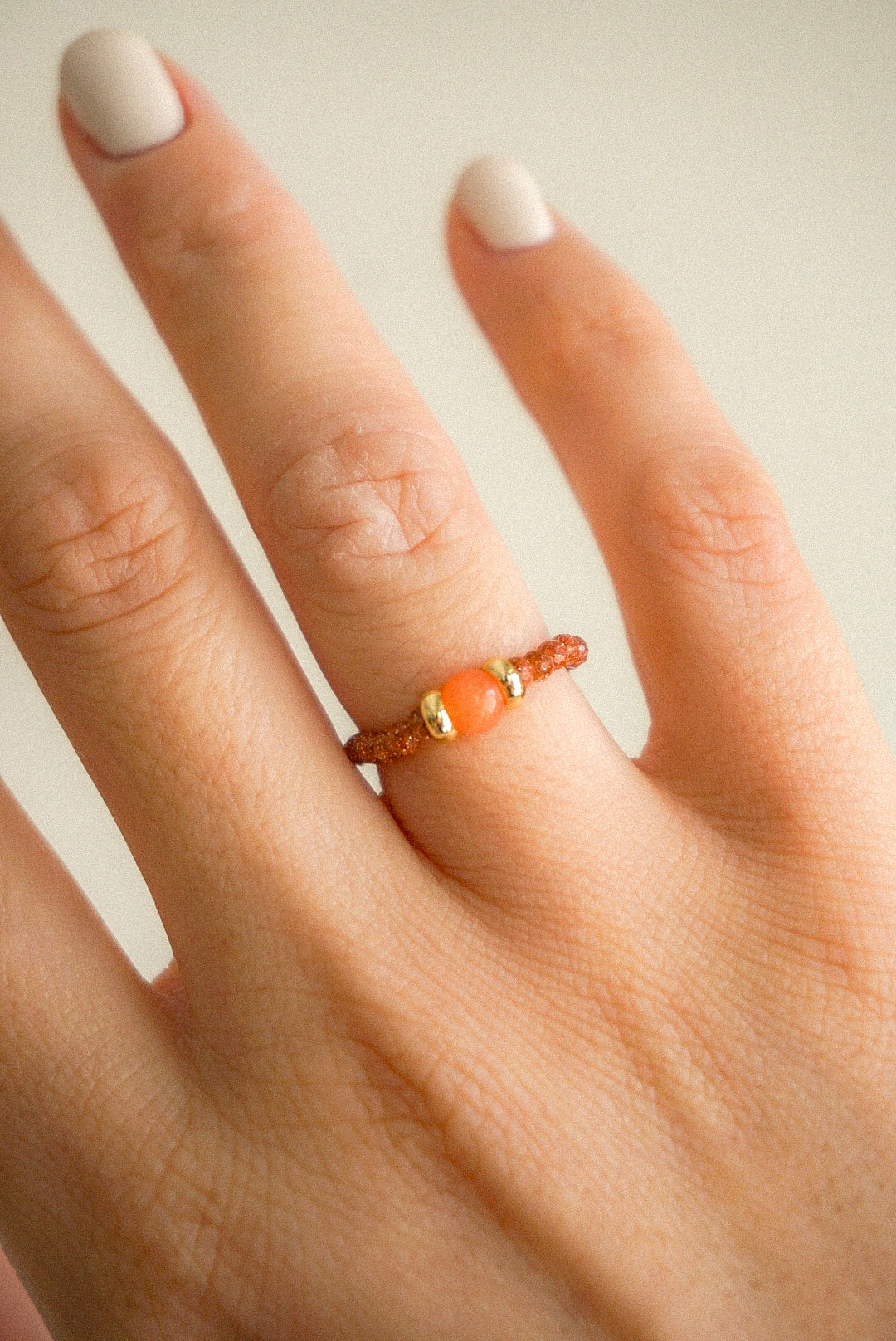 Anillo Aventurina y Ágata