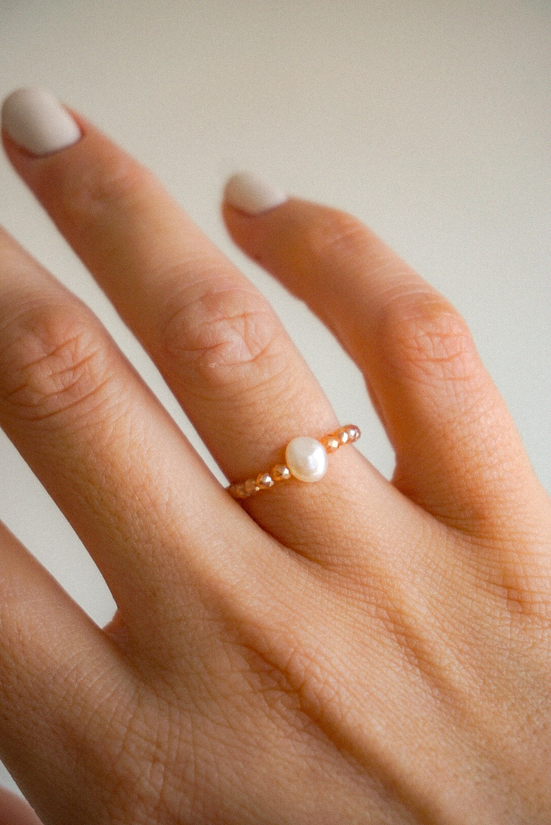 Anillo Ojo de Gato y Perla