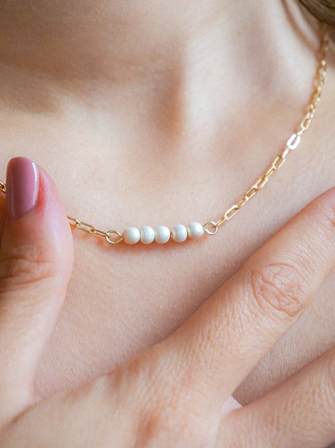 Colgante Mini Perlas