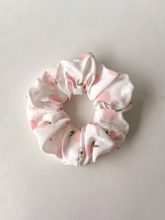 Scrunchie Melocotones Rosa Blanco