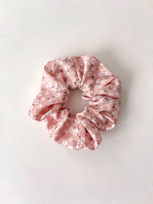 Scrunchie Flores Rosa