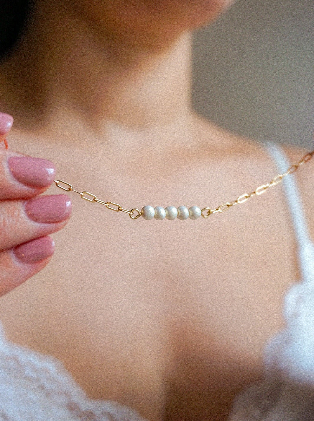 Colgante Mini Perlas