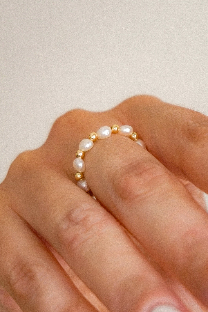 Anillo Perlas